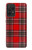 S2374 Motif Tartan Rouge Etui Coque Housse pour Samsung Galaxy A52s 5G