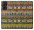 S2860 Boho Hippie Motif aztèque Etui Coque Housse pour Samsung Galaxy A52s 5G