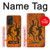 S2901 Lezard Art autochtone Etui Coque Housse pour Samsung Galaxy A52s 5G