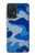 S2958 Armée Bleu Camo Camouflage Etui Coque Housse pour Samsung Galaxy A52s 5G