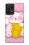 S3025 Rose Maneki Neko chat chanceux Etui Coque Housse pour Samsung Galaxy A52s 5G