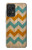 S3033 Bois Chevron Imprimé millésimé Graphic Etui Coque Housse pour Samsung Galaxy A52s 5G