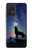 S3555 Loup Hurlant Million étoiles Etui Coque Housse pour Samsung Galaxy A52s 5G