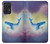 S3802 Rêve Baleine Pastel Fantaisie Etui Coque Housse pour Samsung Galaxy A52s 5G