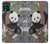 S3793 Peinture de neige mignon bébé panda Etui Coque Housse pour Motorola Moto G Stylus 5G