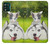 S3795 Peinture Husky Sibérien Ludique Chaton Grincheux Etui Coque Housse pour Motorola Moto G Stylus 5G