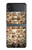 S0177 Michelangelo Chapelle plafond Etui Coque Housse pour Samsung Galaxy Z Flip 3 5G