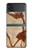 S0379 Fossile de dinosaure Etui Coque Housse pour Samsung Galaxy Z Flip 3 5G