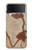 S0379 Fossile de dinosaure Etui Coque Housse pour Samsung Galaxy Z Flip 3 5G