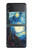 S0582 Van Gogh Starry Nights Etui Coque Housse pour Samsung Galaxy Z Flip 3 5G