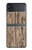 S0600 Bois imprimé graphique Etui Coque Housse pour Samsung Galaxy Z Flip 3 5G