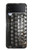 S0620 Machine à écrire Etui Coque Housse pour Samsung Galaxy Z Flip 3 5G