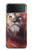 S0691 Peinture Leo Etui Coque Housse pour Samsung Galaxy Z Flip 3 5G