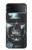 S0754 crâne soldat Etui Coque Housse pour Samsung Galaxy Z Flip 3 5G