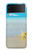 S0911 Détendez-vous à la plage Etui Coque Housse pour Samsung Galaxy Z Flip 3 5G