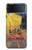 S0929 Van Gogh Café Terrasse Etui Coque Housse pour Samsung Galaxy Z Flip 3 5G