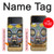 S0965 Masque africain Baluba Etui Coque Housse pour Samsung Galaxy Z Flip 3 5G