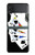 S1078 Poker Royal Flush droite Etui Coque Housse pour Samsung Galaxy Z Flip 3 5G
