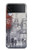 S1295 Peinture Eiffel de Paris Etui Coque Housse pour Samsung Galaxy Z Flip 3 5G