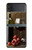 S1316 Raisins Bouteille et un verre de vin rouge Etui Coque Housse pour Samsung Galaxy Z Flip 3 5G
