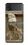 S1386 Sculpture papier Chouette Etui Coque Housse pour Samsung Galaxy Z Flip 3 5G