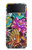 S1630 Poissons japonais Oriental Tatouage Etui Coque Housse pour Samsung Galaxy Z Flip 3 5G