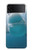 S1801 Béluga Sourire baleine Etui Coque Housse pour Samsung Galaxy Z Flip 3 5G