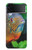 S1812 cichlidés poisson Etui Coque Housse pour Samsung Galaxy Z Flip 3 5G