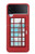 S2059 Angleterre britannique Cabine téléphonique Minimaliste Etui Coque Housse pour Samsung Galaxy Z Flip 3 5G