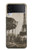 S2174 Tour Eiffel Paris Millésime Etui Coque Housse pour Samsung Galaxy Z Flip 3 5G