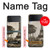 S2174 Tour Eiffel Paris Millésime Etui Coque Housse pour Samsung Galaxy Z Flip 3 5G