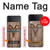 S2183 Chèvre de bois imprimé graphique Etui Coque Housse pour Samsung Galaxy Z Flip 3 5G