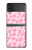 S2213 Motif rose Léopard Etui Coque Housse pour Samsung Galaxy Z Flip 3 5G