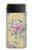 S2229 Fleurs millésimé Etui Coque Housse pour Samsung Galaxy Z Flip 3 5G