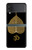 S2331 Feuille d'or bouddhiste Symbole de l'OM Etui Coque Housse pour Samsung Galaxy Z Flip 3 5G