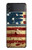 S2349 Old American Drapeau Etui Coque Housse pour Samsung Galaxy Z Flip 3 5G
