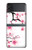 S2359 Fleur de prunier Etui Coque Housse pour Samsung Galaxy Z Flip 3 5G