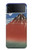 S2390 Katsushika Hokusai Fuji Rouge Etui Coque Housse pour Samsung Galaxy Z Flip 3 5G