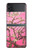 S2449 Fleur rose Amandier Van Gogh Etui Coque Housse pour Samsung Galaxy Z Flip 3 5G