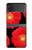 S2478 fleur rouge Daisy Etui Coque Housse pour Samsung Galaxy Z Flip 3 5G