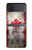 S2490 Canada Feuille d'érable Drapeau Texture Etui Coque Housse pour Samsung Galaxy Z Flip 3 5G