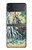 S2491 Hokusai Kirifuri Cascade à Kurokami Etui Coque Housse pour Samsung Galaxy Z Flip 3 5G