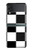 S2492 Noir et blanc Damier Etui Coque Housse pour Samsung Galaxy Z Flip 3 5G