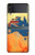 S2494 Australie Drapeau Carte texture de la roche Etui Coque Housse pour Samsung Galaxy Z Flip 3 5G
