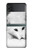 S2569 Blanc arctique Renard Etui Coque Housse pour Samsung Galaxy Z Flip 3 5G