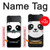 S2662 Panda mignon Dessin animé Etui Coque Housse pour Samsung Galaxy Z Flip 3 5G