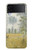 S2682 Claude Monet Champs Au printemps Etui Coque Housse pour Samsung Galaxy Z Flip 3 5G