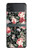 S2727 Motif Rose millésimé Etui Coque Housse pour Samsung Galaxy Z Flip 3 5G