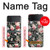 S2727 Motif Rose millésimé Etui Coque Housse pour Samsung Galaxy Z Flip 3 5G