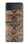 S2875 Rattle Serpent Imprimé graphique Peau Etui Coque Housse pour Samsung Galaxy Z Flip 3 5G